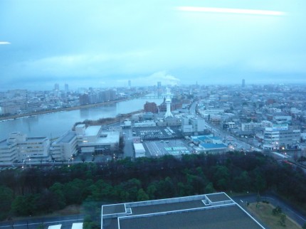 県庁展望回廊からの景色