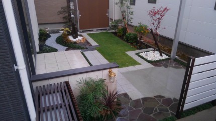 見て楽しめて実用性のあるお庭へﾘﾌｫｰﾑ　SBIC施工写真ｺﾝﾃｽﾄ入賞 新潟市H様邸